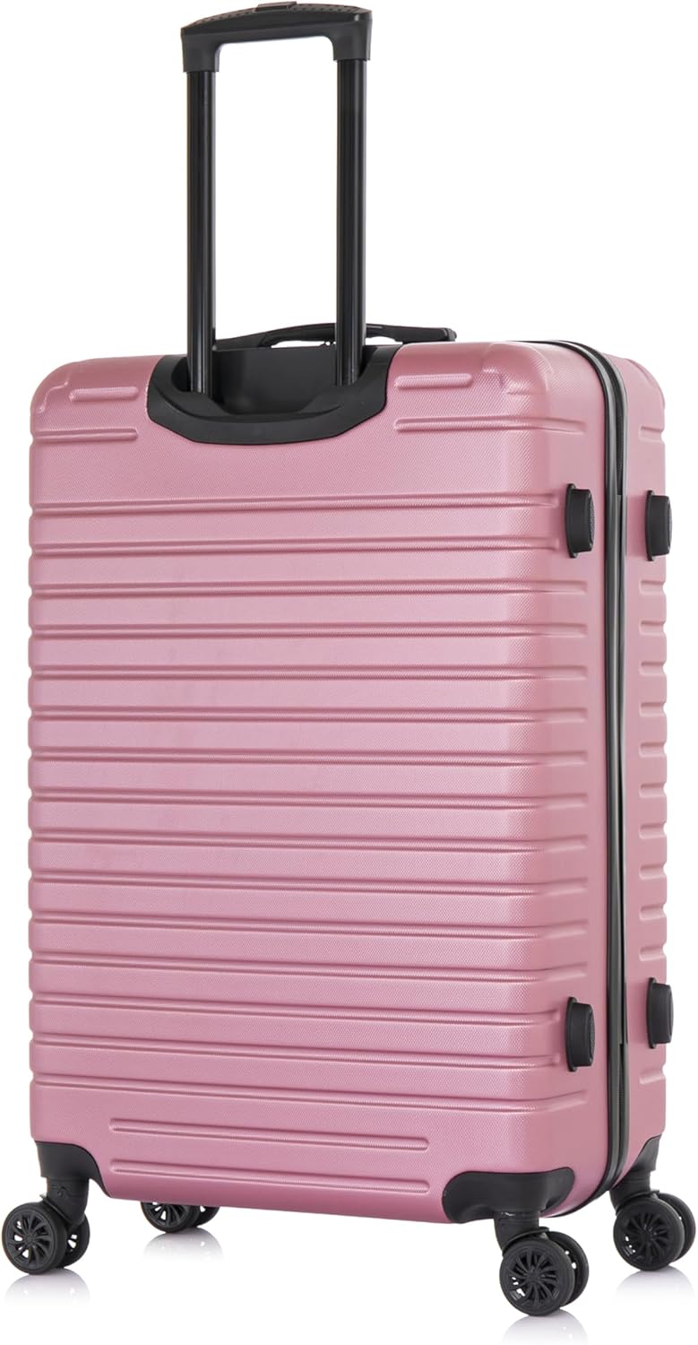 DEEP Luggage with GEL Handle | Spacious Traveling Suitcases, Travel Suitcase with Dual Spinner Wheels and Studs | 20 Inch Carry On Hardside Luggage | Blue
