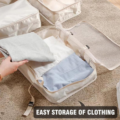 Packing Cubes For Travel - 8 Set Travel Carry On Luggage Organizer, Clothing Sorting Storage Bag Suitable for Suitcases Durable Essentials Bags (Pink)