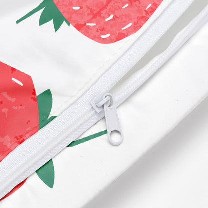 Wet Bag, Wet Dry Bag, Wet Bag for Swimsuit, Travel, Beach, Pool, Diapers, Dirty Yoga Gym Clothes, Makeup Bag, Waterproof Reusable Fruit Decor Orange Strawberry