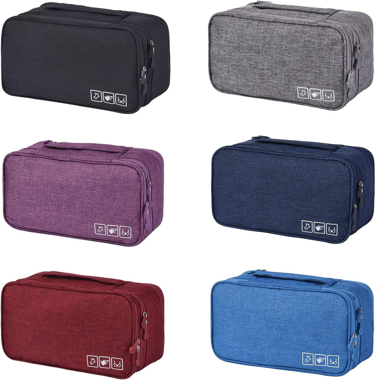 Travel Multi-Function Underwear Storage Bag Portable Bra Socks Lingerie Accessories Pack Cube Toiletry Bags