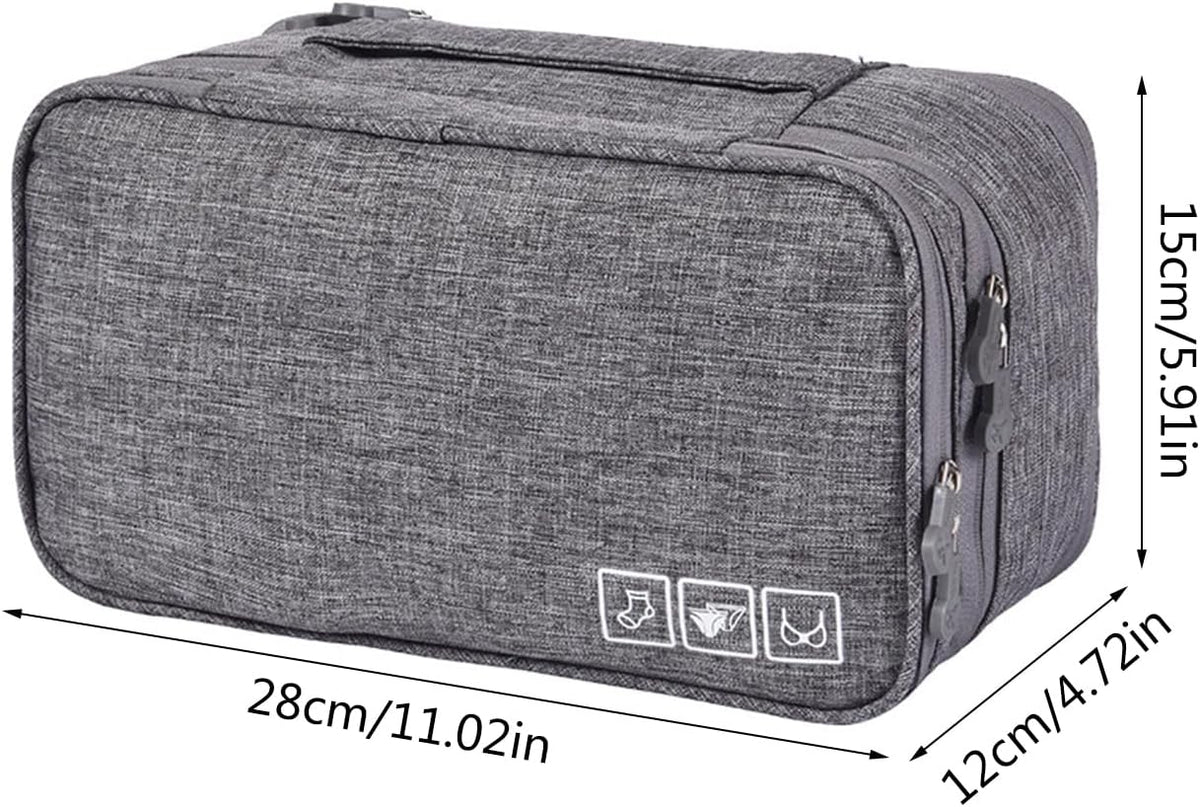 Travel Multi-Function Underwear Storage Bag Portable Bra Socks Lingerie Accessories Pack Cube Toiletry Bags