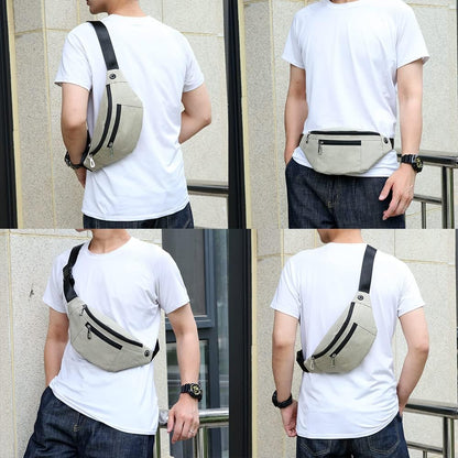 Fanny Pack for Men & Women, Fashion Waterproof Waist Packs with Adjustable Belt, Casual Bag Bum Bags for Travel Sports Running.