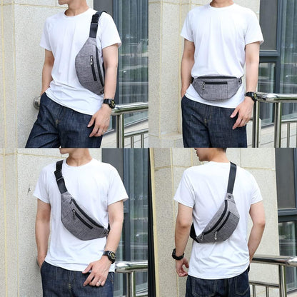 Fanny Pack for Men & Women, Fashion Waterproof Waist Packs with Adjustable Belt, Casual Bag Bum Bags for Travel Sports Running.
