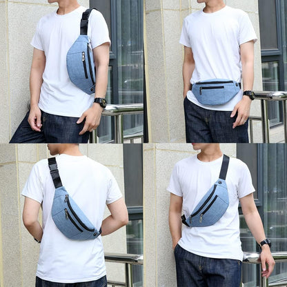 Fanny Pack for Men & Women, Fashion Waterproof Waist Packs with Adjustable Belt, Casual Bag Bum Bags for Travel Sports Running.