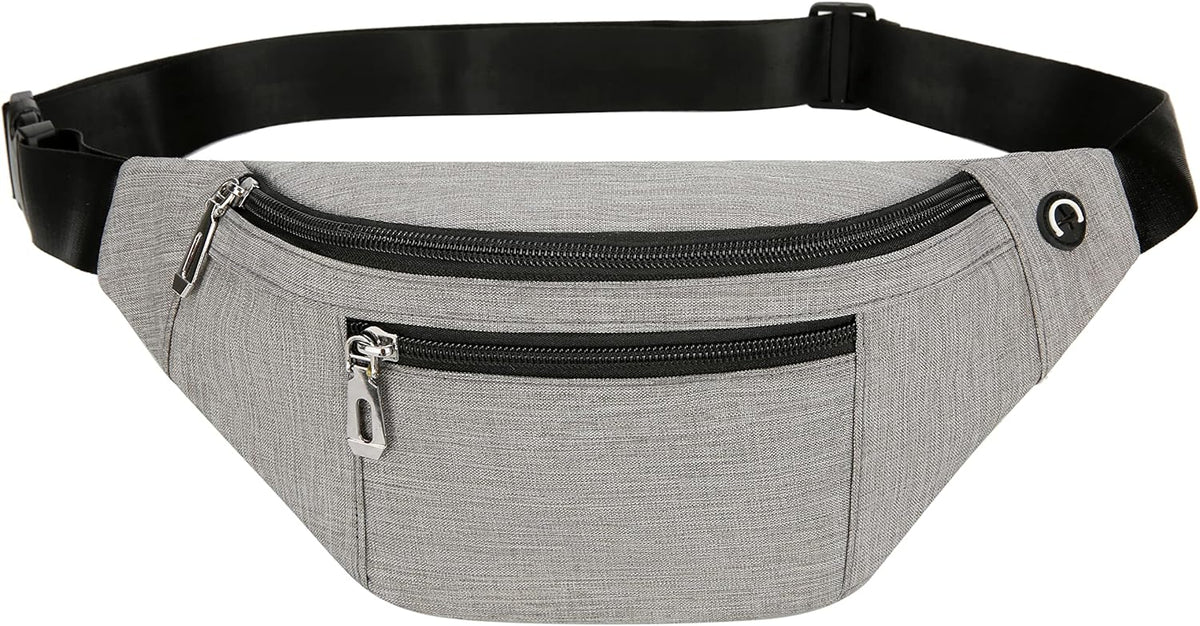 Fanny Pack for Men & Women, Fashion Waterproof Waist Packs with Adjustable Belt, Casual Bag Bum Bags for Travel Sports Running.