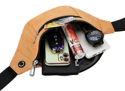 Fanny Pack for Men & Women, Fashion Waterproof Waist Packs with Adjustable Belt, Casual Bag Bum Bags for Travel Sports Running.