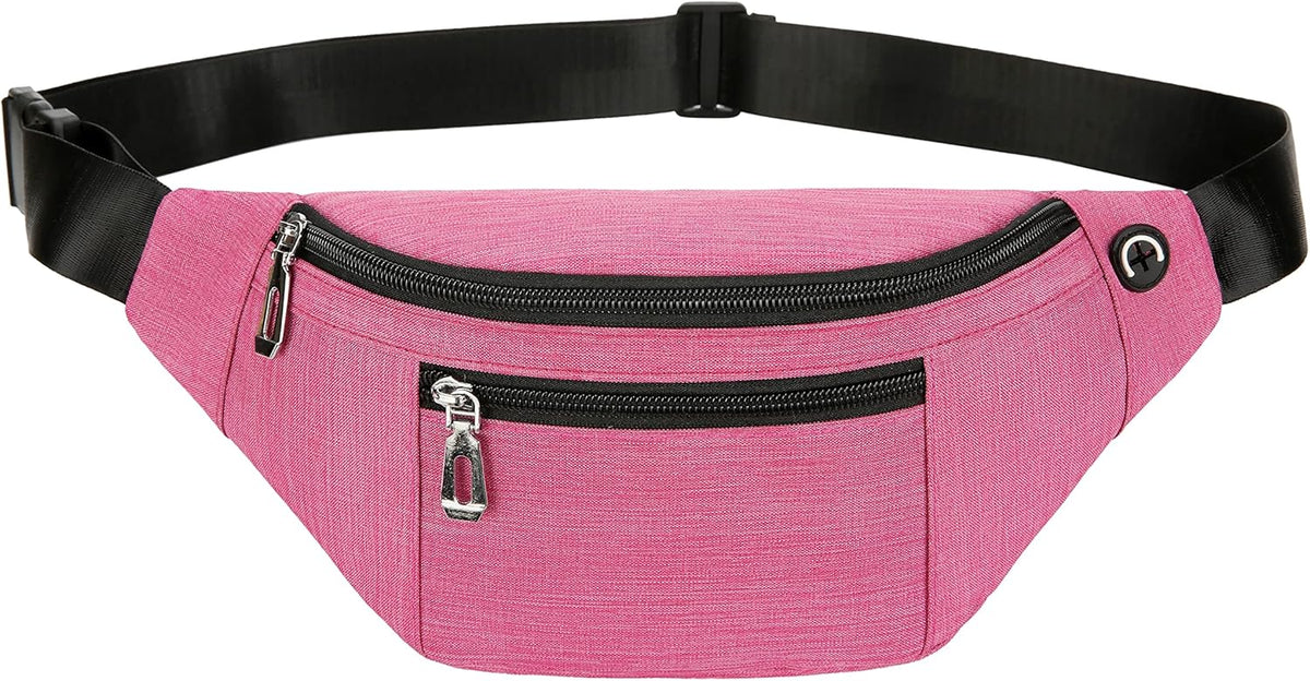 Fanny Pack for Men & Women, Fashion Waterproof Waist Packs with Adjustable Belt, Casual Bag Bum Bags for Travel Sports Running.