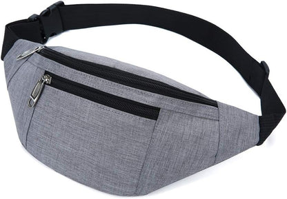 Fanny Pack for Men & Women, Fashion Waterproof Waist Packs with Adjustable Belt, Casual Bag Bum Bags for Travel Sports Running.