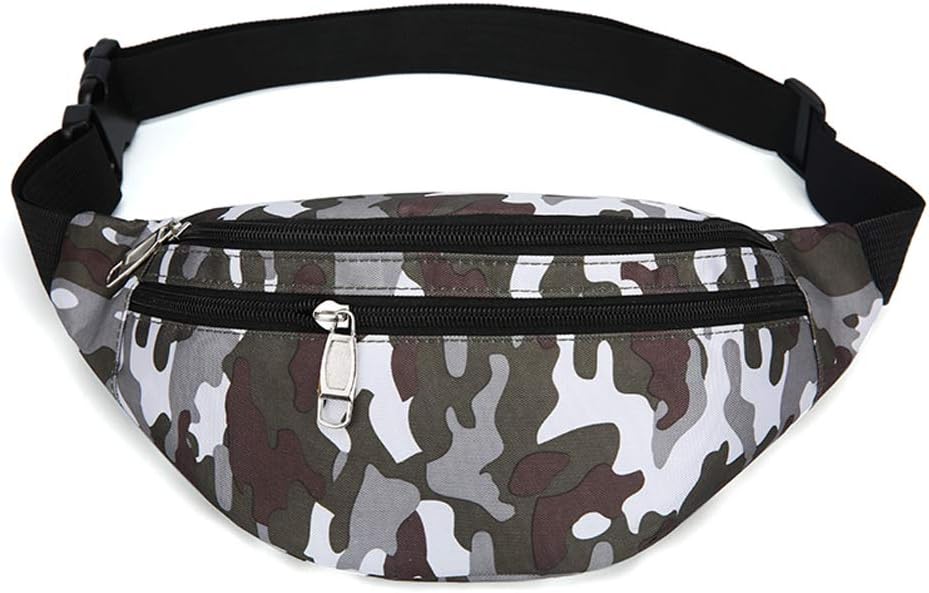 Fanny Pack for Men & Women, Fashion Waterproof Waist Packs with Adjustable Belt, Casual Bag Bum Bags for Travel Sports Running.