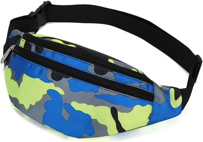 Fanny Pack for Men & Women, Fashion Waterproof Waist Packs with Adjustable Belt, Casual Bag Bum Bags for Travel Sports Running.
