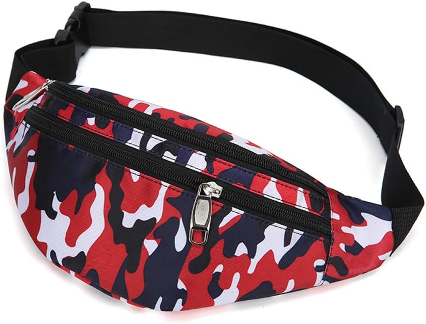 Fanny Pack for Men & Women, Fashion Waterproof Waist Packs with Adjustable Belt, Casual Bag Bum Bags for Travel Sports Running.