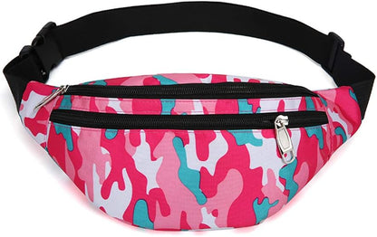 Fanny Pack for Men & Women, Fashion Waterproof Waist Packs with Adjustable Belt, Casual Bag Bum Bags for Travel Sports Running.