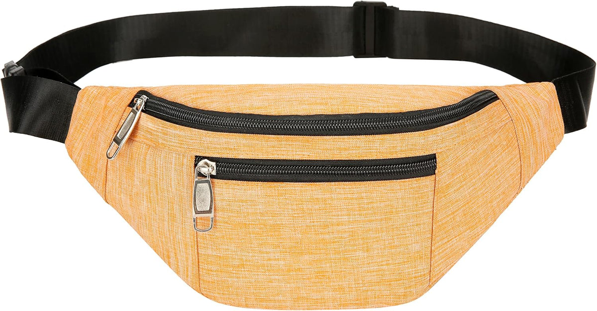 Fanny Pack for Men & Women, Fashion Waterproof Waist Packs with Adjustable Belt, Casual Bag Bum Bags for Travel Sports Running.