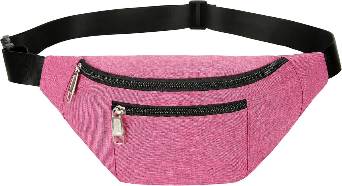 Fanny Pack for Men & Women, Fashion Waterproof Waist Packs with Adjustable Belt, Casual Bag Bum Bags for Travel Sports Running.