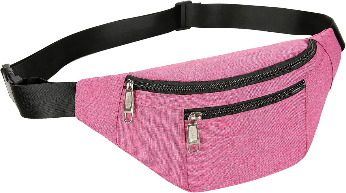 Fanny Pack for Men & Women, Fashion Waterproof Waist Packs with Adjustable Belt, Casual Bag Bum Bags for Travel Sports Running.