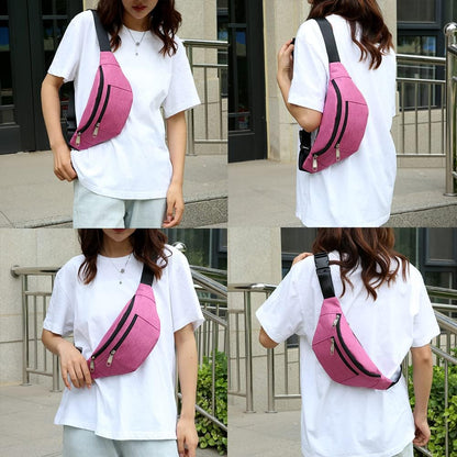 Fanny Pack for Men & Women, Fashion Waterproof Waist Packs with Adjustable Belt, Casual Bag Bum Bags for Travel Sports Running.
