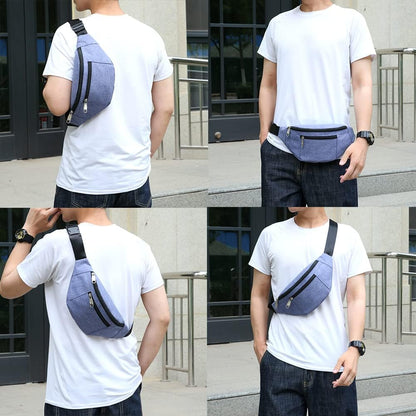 Fanny Pack for Men & Women, Fashion Waterproof Waist Packs with Adjustable Belt, Casual Bag Bum Bags for Travel Sports Running.