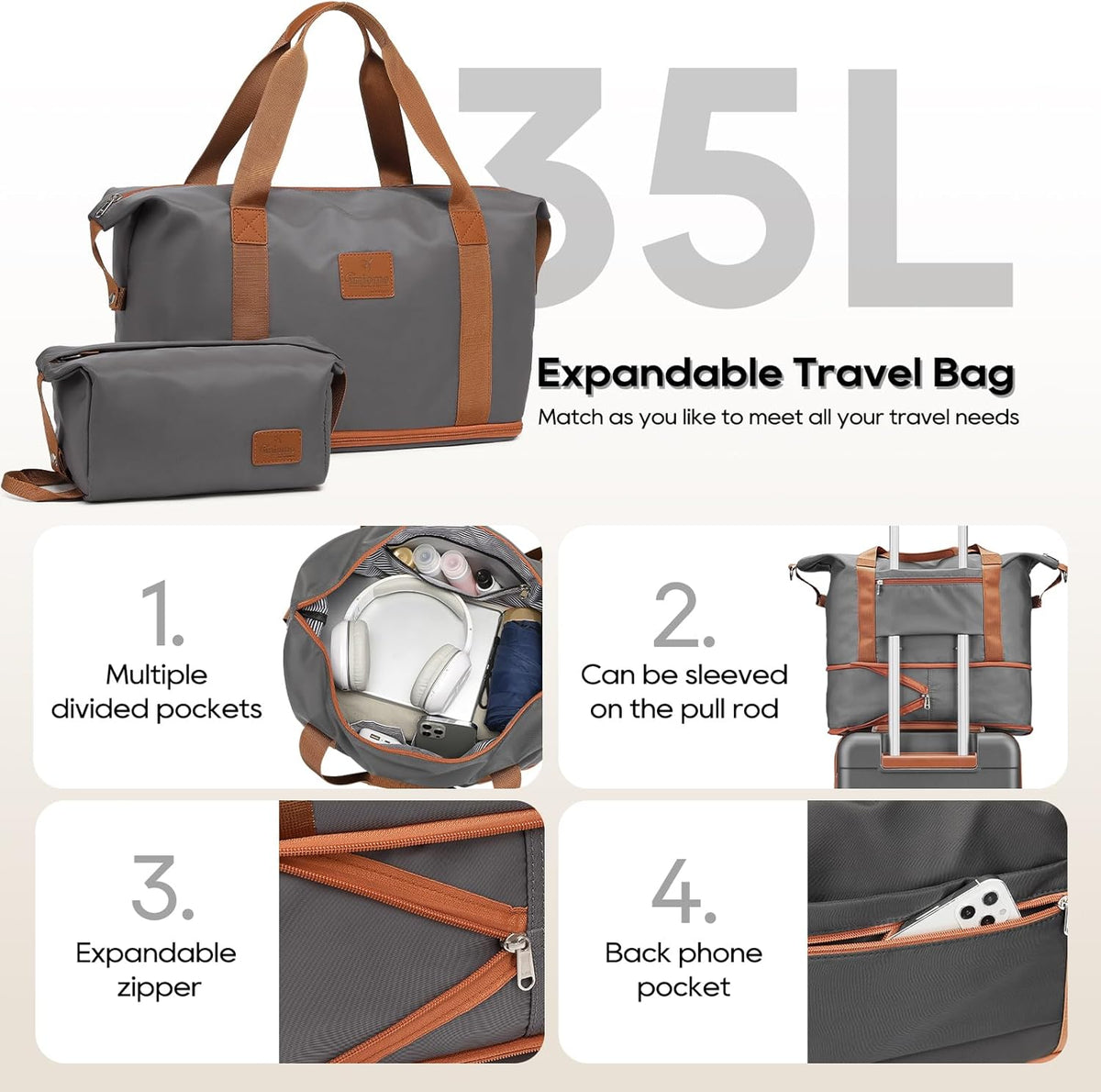 Carry on Luggage 22x14x9 Airline Approved, Hardside 20 Inch Carry-on Suitcases with Spinner Wheels, Lightweight Travel Luggage Sets with TSA Lock