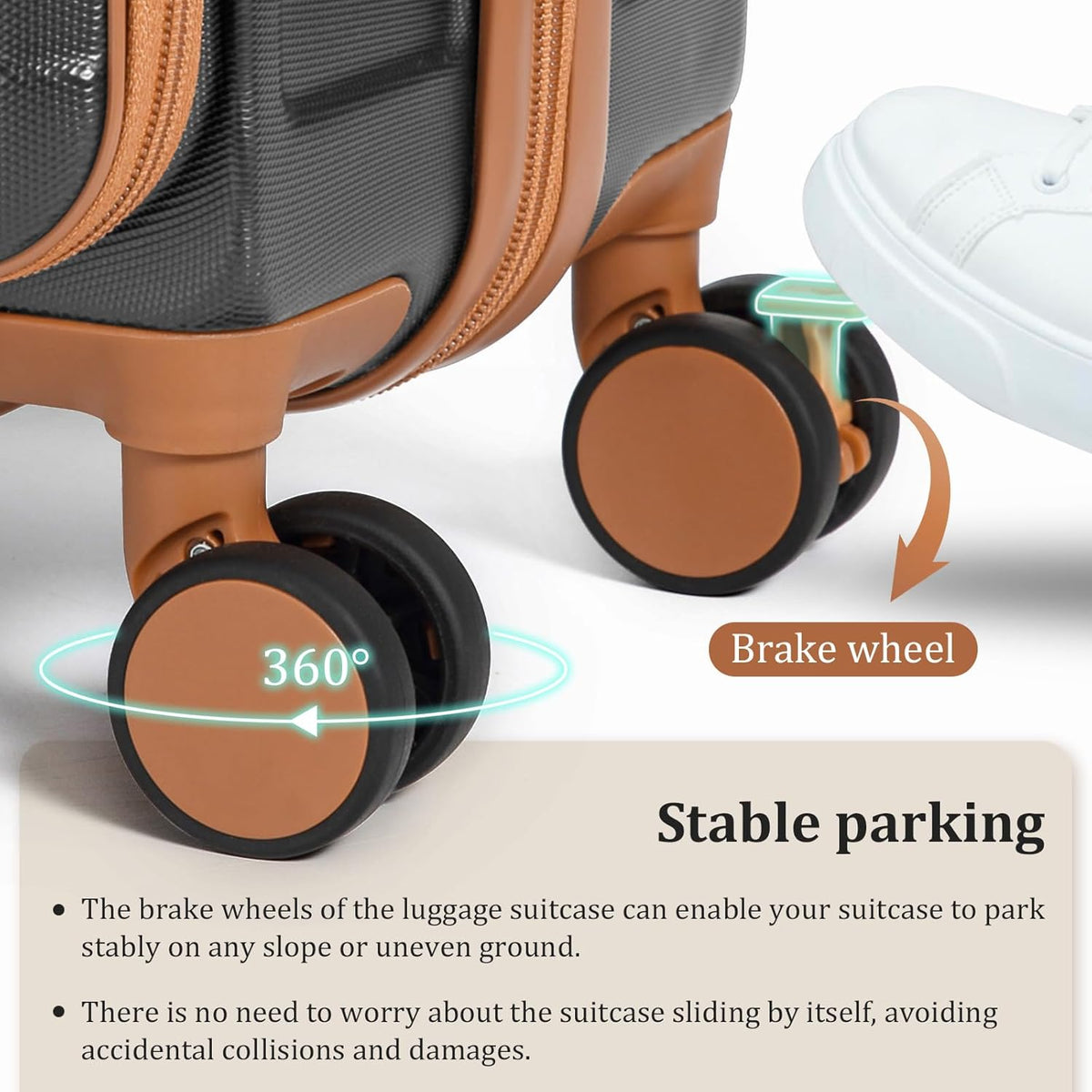 Carry on Luggage 22x14x9 Airline Approved, Hardside 20 Inch Carry-on Suitcases with Spinner Wheels, Lightweight Travel Luggage Sets with TSA Lock
