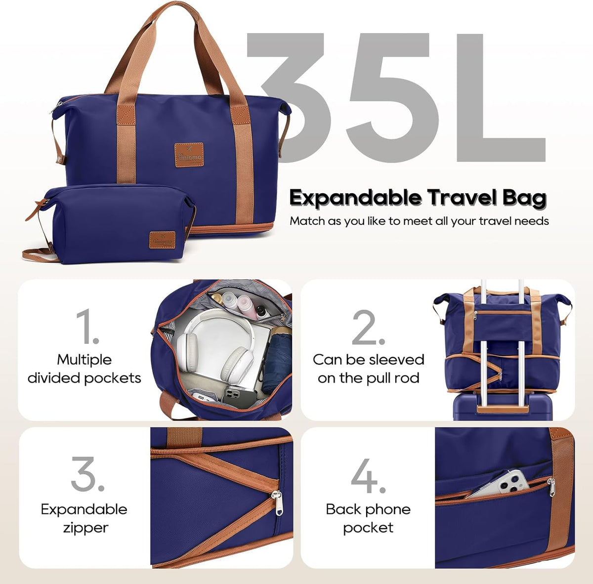Carry on Luggage 22x14x9 Airline Approved, Hardside 20 Inch Carry-on Suitcases with Spinner Wheels, Lightweight Travel Luggage Sets with TSA Lock
