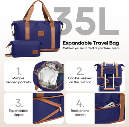 Carry on Luggage 22x14x9 Airline Approved, Hardside 20 Inch Carry-on Suitcases with Spinner Wheels, Lightweight Travel Luggage Sets with TSA Lock
