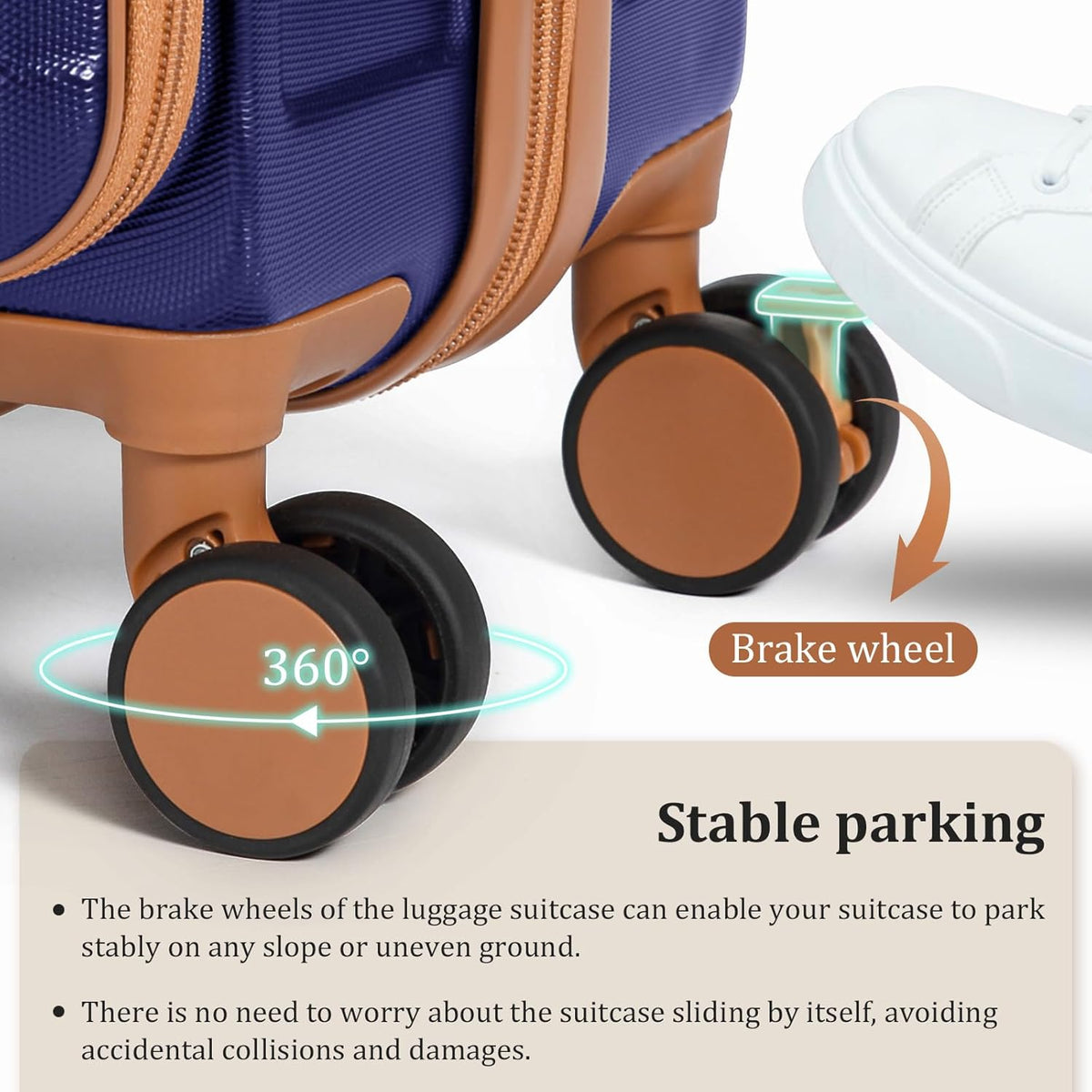 Carry on Luggage 22x14x9 Airline Approved, Hardside 20 Inch Carry-on Suitcases with Spinner Wheels, Lightweight Travel Luggage Sets with TSA Lock