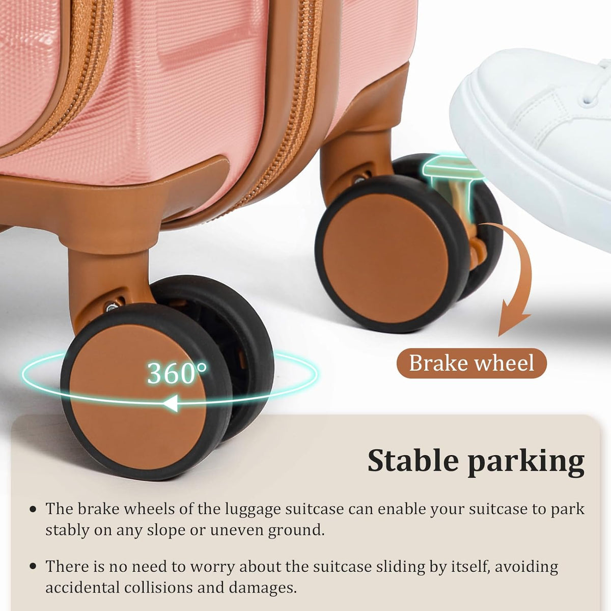 Carry on Luggage 22x14x9 Airline Approved, Hardside 20 Inch Carry-on Suitcases with Spinner Wheels, Lightweight Travel Luggage Sets with TSA Lock