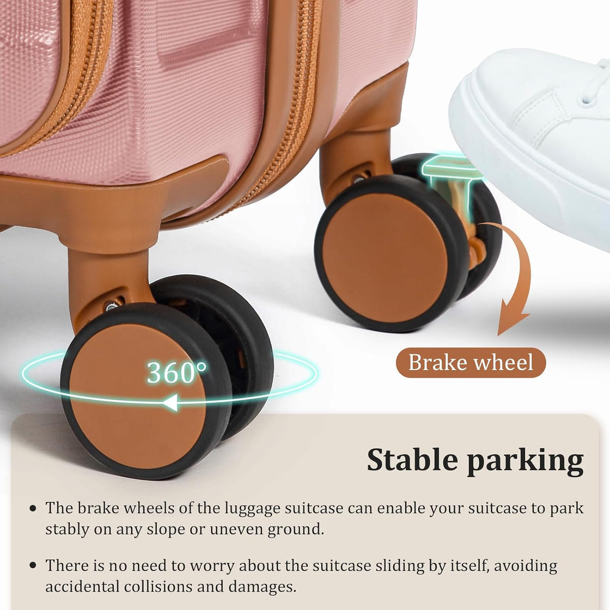Carry on Luggage 22x14x9 Airline Approved, Hardside 20 Inch Carry-on Suitcases with Spinner Wheels, Lightweight Travel Luggage Sets with TSA Lock