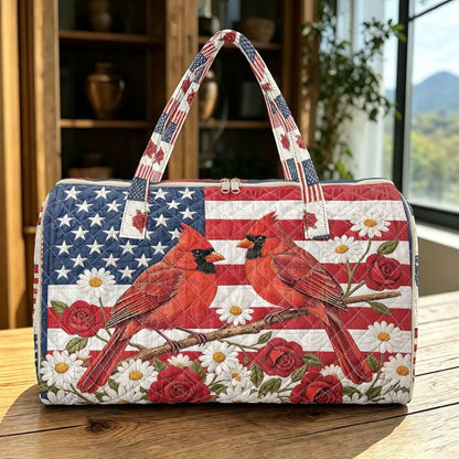 Cactus Quilted Gym Bag For Women, Quilt Large Tote Bag Holds Travel Essentials Clothes Makeup, Padded Top Handles, Lightweight Open Top with Inner Pockets to Store Cosmetics & Small Essentials