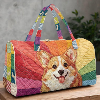 Cactus Quilted Gym Bag For Women, Quilt Large Tote Bag Holds Travel Essentials Clothes Makeup, Padded Top Handles, Lightweight Open Top with Inner Pockets to Store Cosmetics & Small Essentials