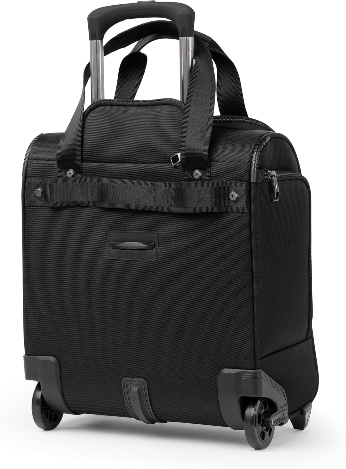 Crew Classic Lightweight Softside Luggage, Rolling Underseat Carry on Bag, 14" Laptop or Tablet Sleeve, Men and Women, 17-Inch, Patriot Blue