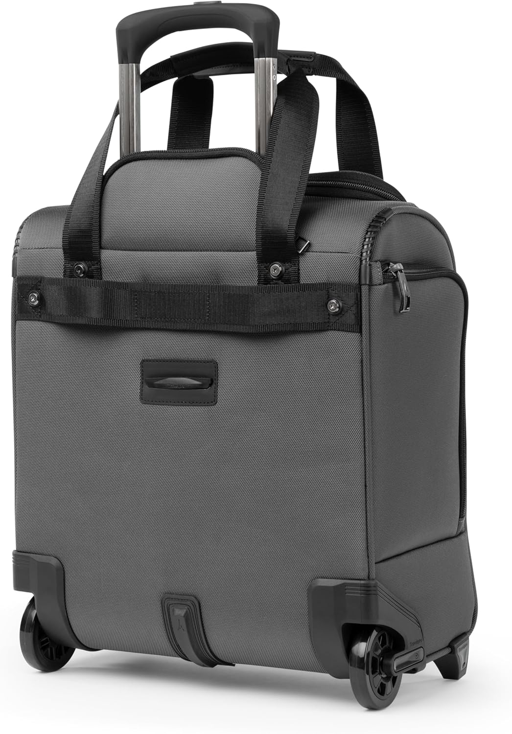 Crew Classic Lightweight Softside Luggage, Rolling Underseat Carry on Bag, 14" Laptop or Tablet Sleeve, Men and Women, 17-Inch, Patriot Blue