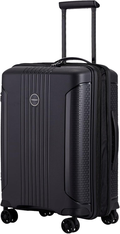Florence Hardside Carry-On Luggage with Spinner Wheels, Lightweight Expandable Suitcase with TSA Lock, Artist-Inspired Stylish Travel Luggage for Women, 20-Inch, Aqua Mist