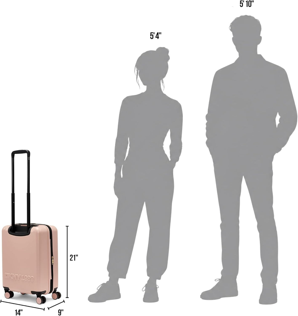 Amazon Exclusive On the Go 21" Hardshell Lightweight Expandable Carry-On Luggage with Spinner Wheels,Burgundy