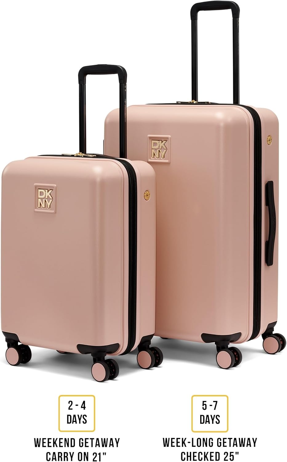 Amazon Exclusive On the Go 21" Hardshell Lightweight Expandable Carry-On Luggage with Spinner Wheels,Burgundy