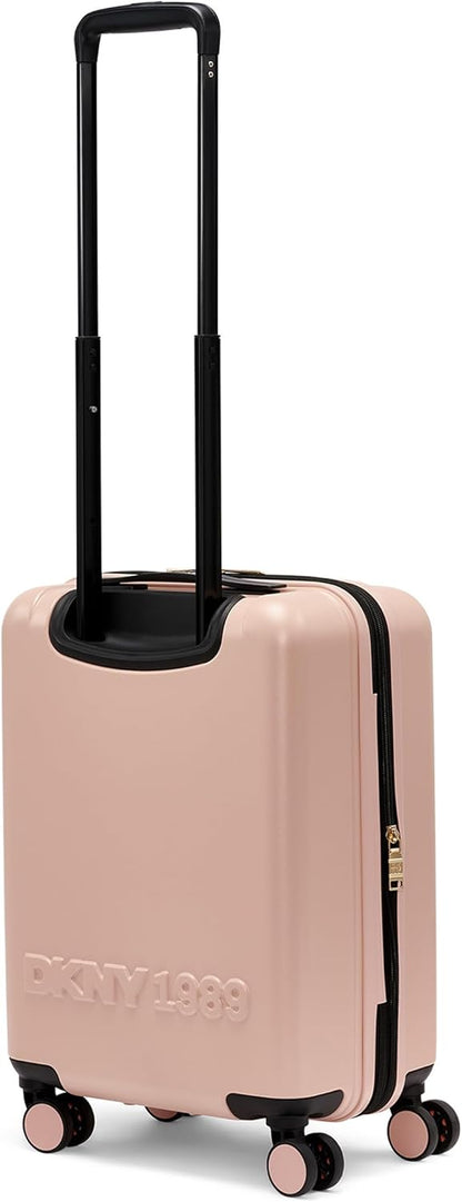 Amazon Exclusive On the Go 21" Hardshell Lightweight Expandable Carry-On Luggage with Spinner Wheels,Burgundy
