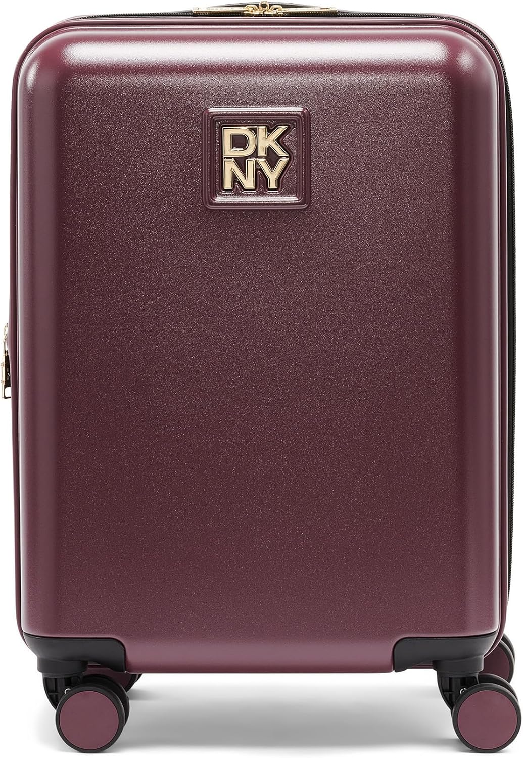 Amazon Exclusive On the Go 21" Hardshell Lightweight Expandable Carry-On Luggage with Spinner Wheels,Burgundy