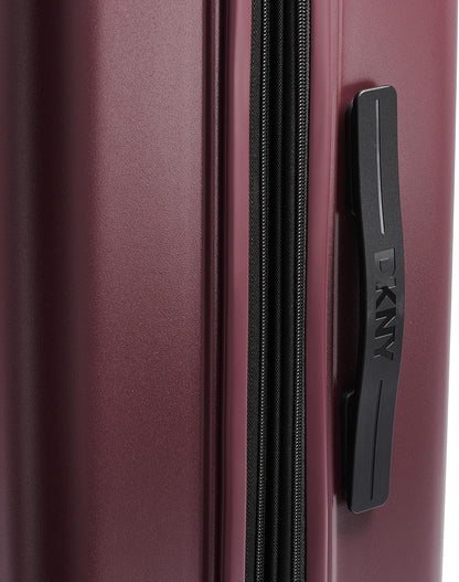 Amazon Exclusive On the Go 21" Hardshell Lightweight Expandable Carry-On Luggage with Spinner Wheels,Burgundy