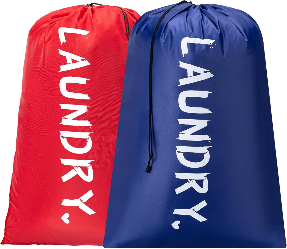XL Travel Laundry Bag, Machine Washable Dirty Clothes Organizer with Drawstring,Large Enough to Hold 4 Loads of Laundry, Easy Fit a Laundry Hamper or Basket Travel Essentials 24" x 36"