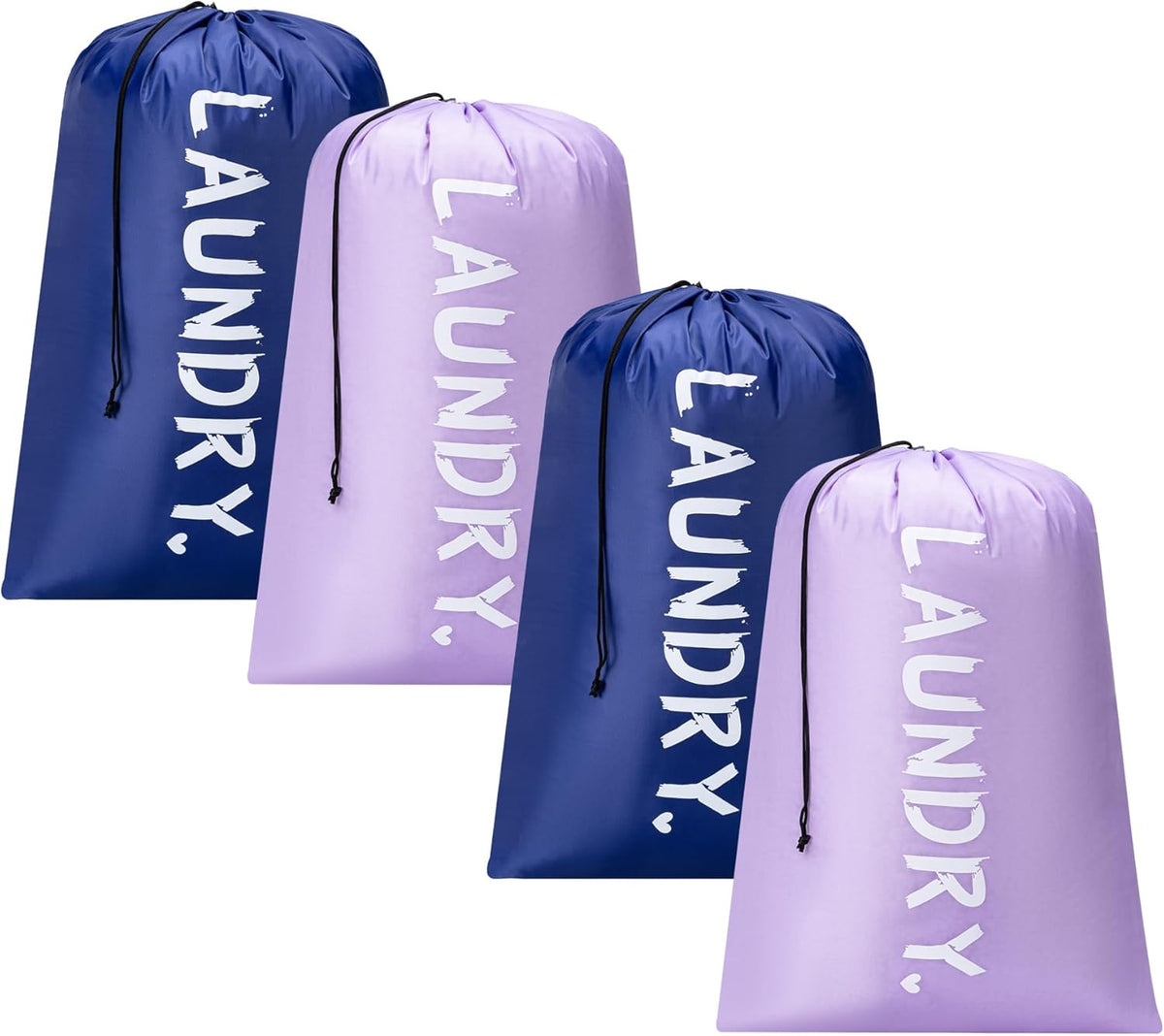 XL Travel Laundry Bag, Machine Washable Dirty Clothes Organizer with Drawstring,Large Enough to Hold 4 Loads of Laundry, Easy Fit a Laundry Hamper or Basket Travel Essentials 24" x 36"