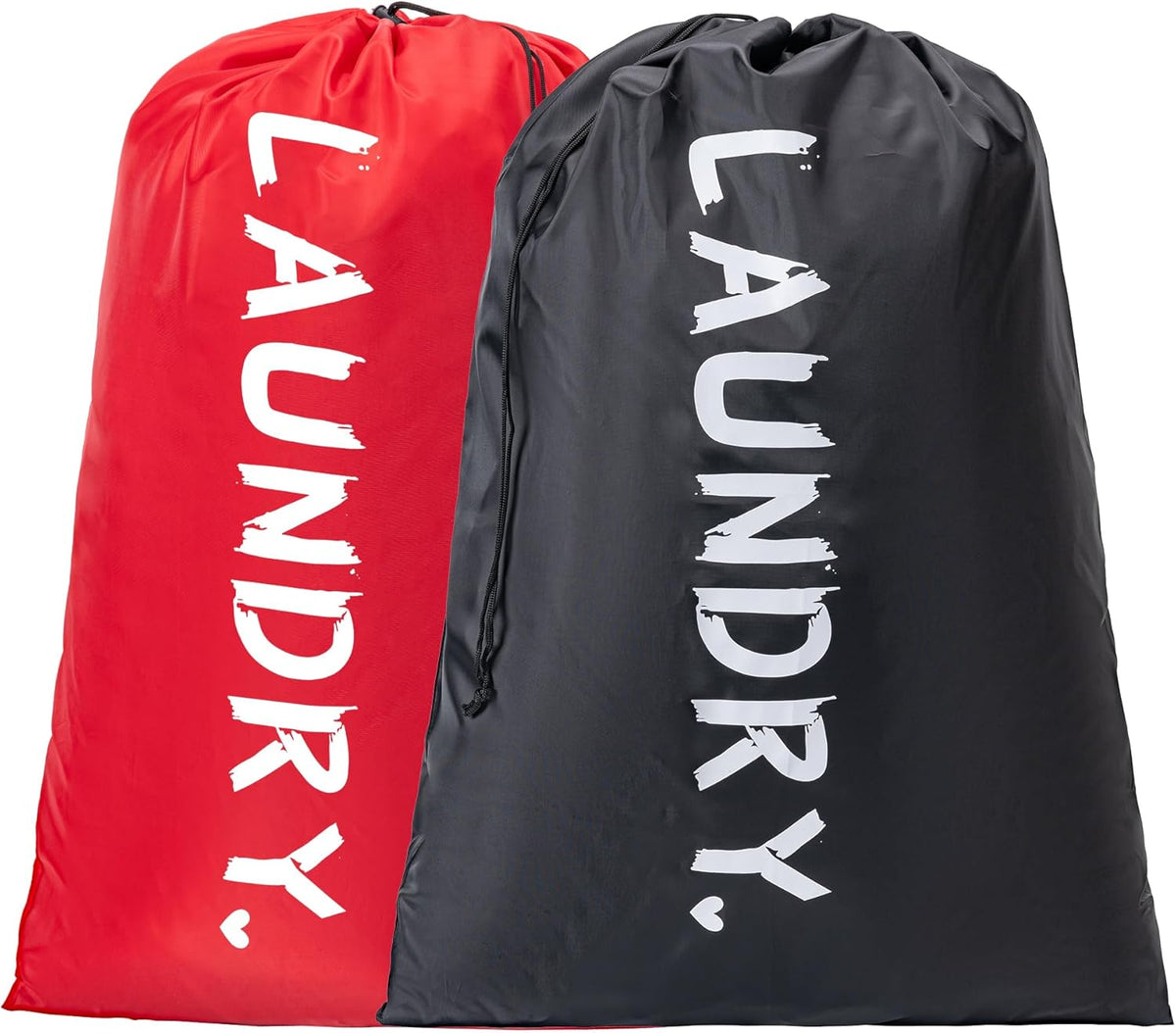 XL Travel Laundry Bag, Machine Washable Dirty Clothes Organizer with Drawstring,Large Enough to Hold 4 Loads of Laundry, Easy Fit a Laundry Hamper or Basket Travel Essentials 24" x 36"