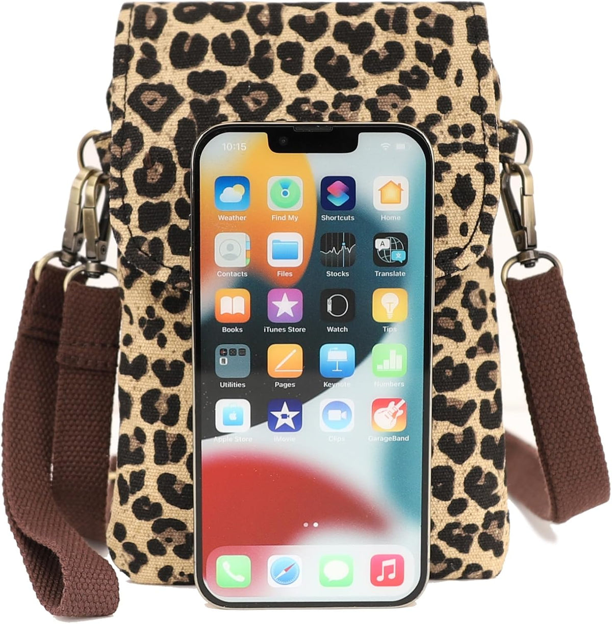 Vintage Embroidered Canvas Flip Small Crossbody Bag Cell Phone Pouch for Women Wristlet Wallet Bag Coin Purse
