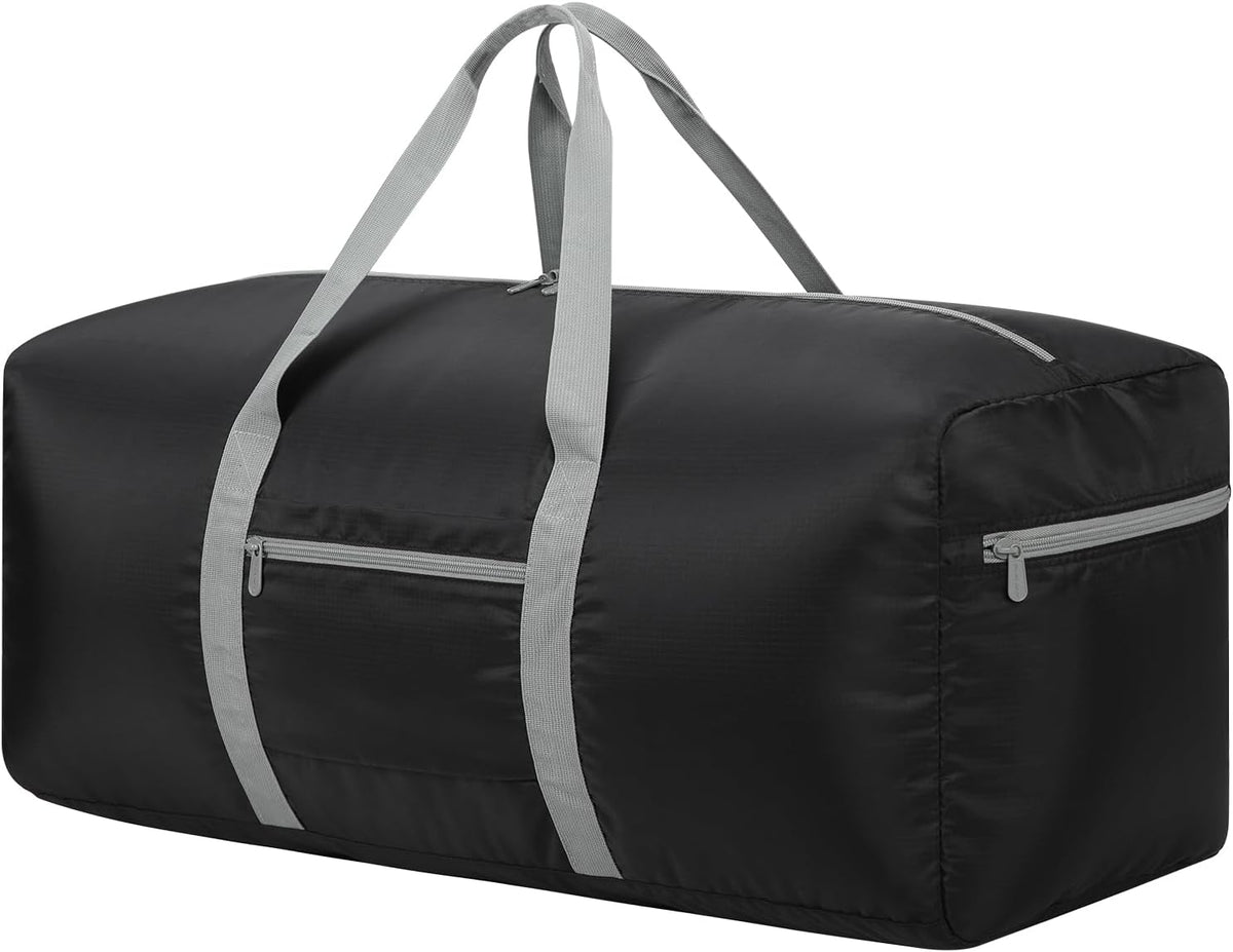 Foldable Duffle Bag for Travel, 30 inch, Orange | 75L Large, Spare Travel Duffel Bag, Lightweight, Trolley Sleeve