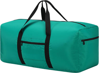 Foldable Duffle Bag for Travel, 30 inch, Orange | 75L Large, Spare Travel Duffel Bag, Lightweight, Trolley Sleeve