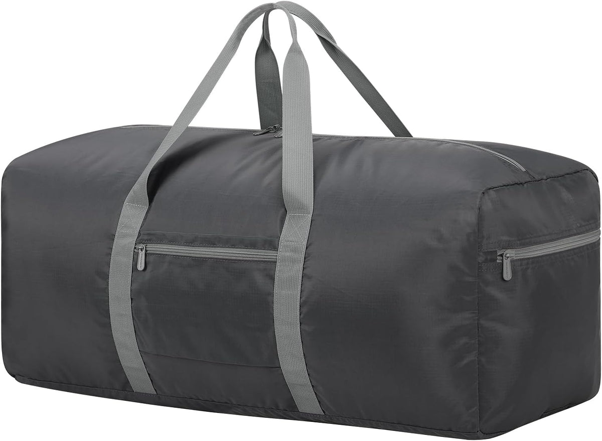 Foldable Duffle Bag for Travel, 30 inch, Orange | 75L Large, Spare Travel Duffel Bag, Lightweight, Trolley Sleeve