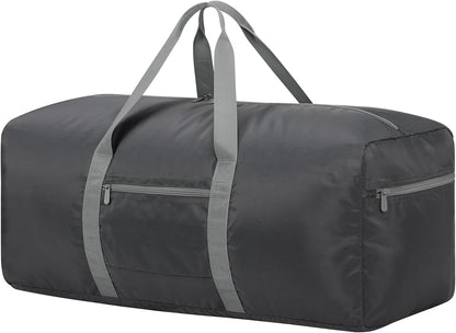 Foldable Duffle Bag for Travel, 30 inch, Orange | 75L Large, Spare Travel Duffel Bag, Lightweight, Trolley Sleeve