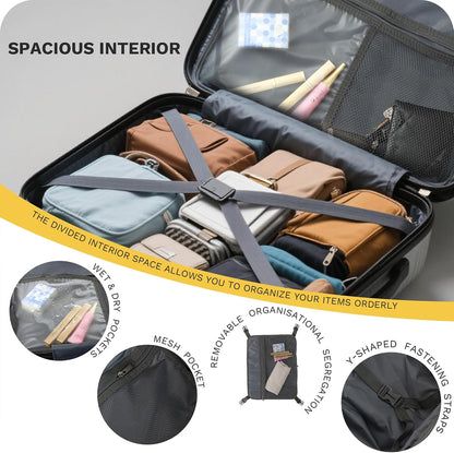 20 inch Carry On Luggage Expandable Top Opening/Clamshell Opening, TSA Approved Carry On Luggage Hard Shell Suitcases, Lightweight Away Carry On Suitcases, Grey