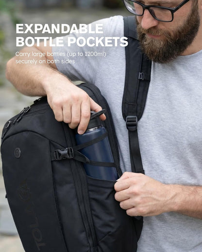 Travel Laptop Backpack 32L, TSA Friendly Flight Approved Computer Work Business Bag, Water-resistant Carry on Luggage, Durable Casual Daypack College Rucksack for Men Women
