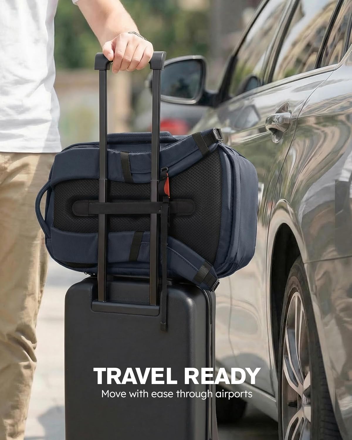 Travel Laptop Backpack 32L, TSA Friendly Flight Approved Computer Work Business Bag, Water-resistant Carry on Luggage, Durable Casual Daypack College Rucksack for Men Women