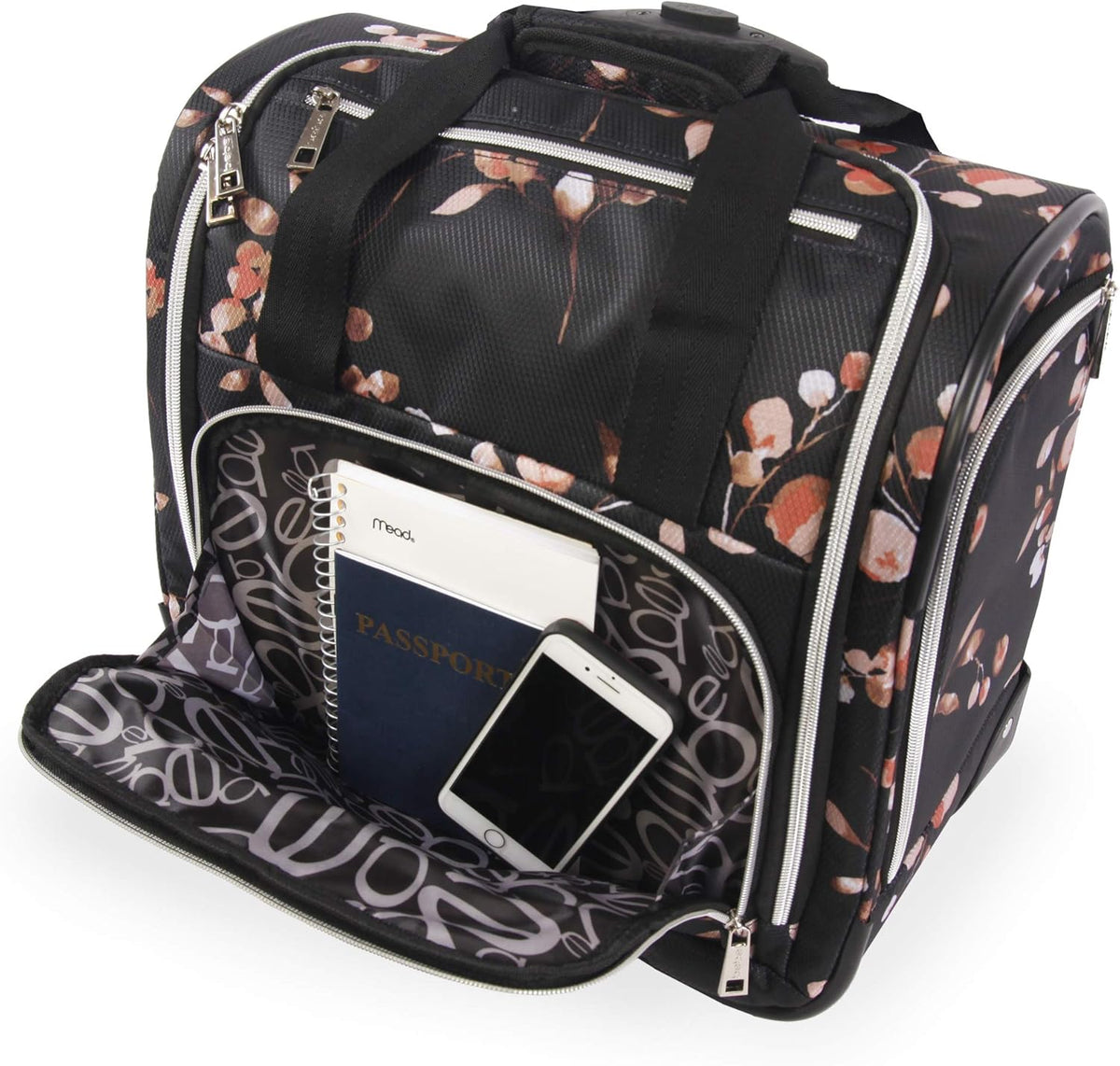 Valentina-wheeled Under The Seat Carry-on Bag Carry-On Luggage, Floral BRANCH